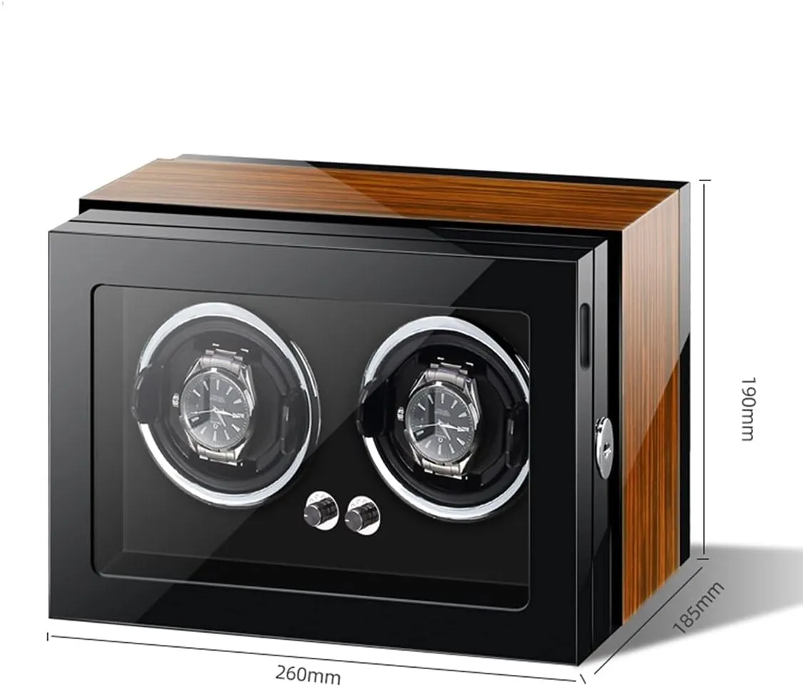 and Touch Screen LCD Digital Display Adjustable Watch Pillows Motor Fit Lady,Ebony Wood-2 0 Watch Display Box 6 retract cure nerve Automatic Watch Winder Watch Display Case with Led Lighting 