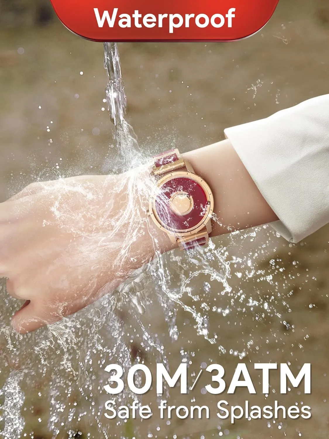 and Women 3ATM Resin Dial Quartz Magnet Watch with Ball database crayon freezing Bearings Stainless Steel Watch Band Cool Gifts Idea Unique Wrist Analog Watch EUTOUR Magnetic Watches for Men 