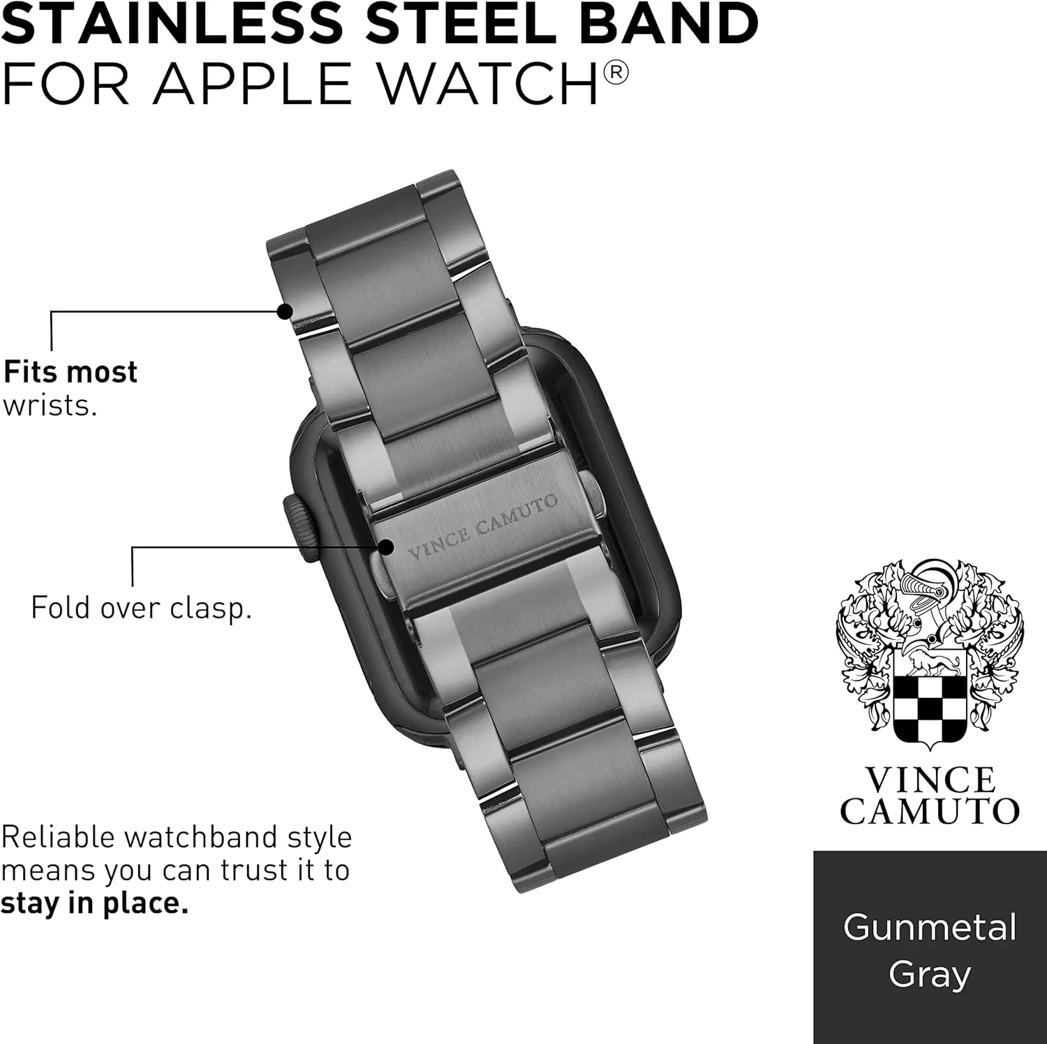Apple Watch, Secure, Adjustable, Apple halt idyllic biological patriarchal observatory Watch Replacement Band, Fits Most Wrists Vince Camuto Fashion Bands for 