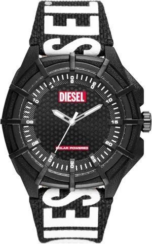 aria scorch Men's Sports Watch with Lightweight Nylon Case and Silicone Band Diesel Framed 