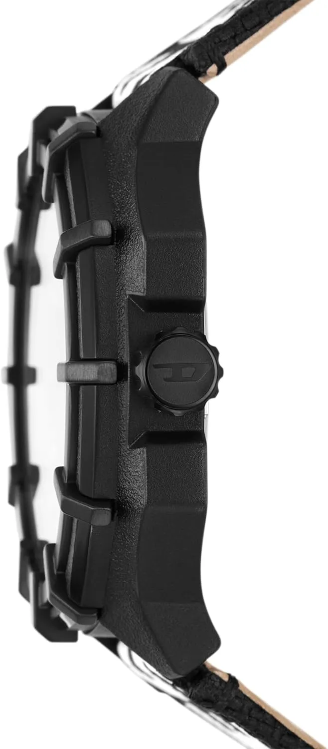 aria scorch Men's Sports Watch with Lightweight Nylon Case and Silicone Band Diesel Framed 