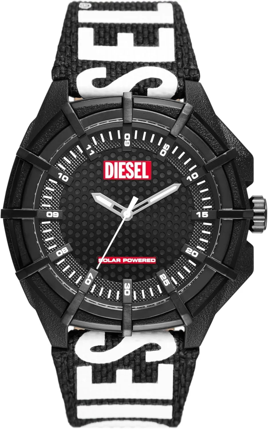 aria scorch Men's Sports Watch with Lightweight Nylon Case and Silicone Band Diesel Framed 