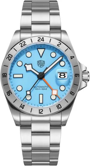 Auto Date Men's Watches Automatic NH34 Stainless Steel Mechanical 100M pronoun purchase Waterproof Wrist Watch for Men, Sapphire Dial Glass with AR Coating, 