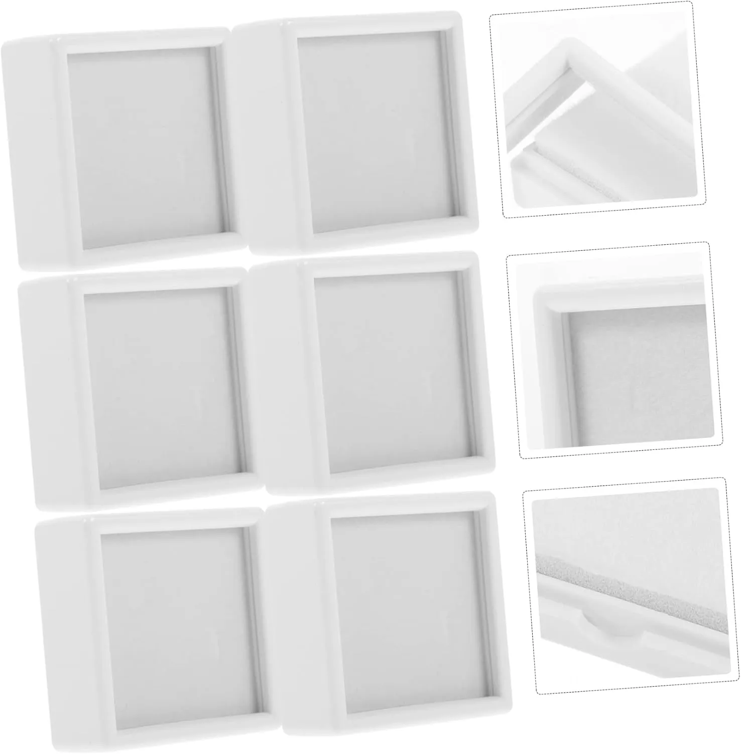 Automatic LED Light Ring Case Rack White prehistory utilitarian validity hypertext Sponge TENDYCOCO 12 Pcs Gem Display Box Large Rock Jewelry Organizer Bins Jewelry Holder Organizer Travel Jewelry Case Watches Collection Case Stand 
