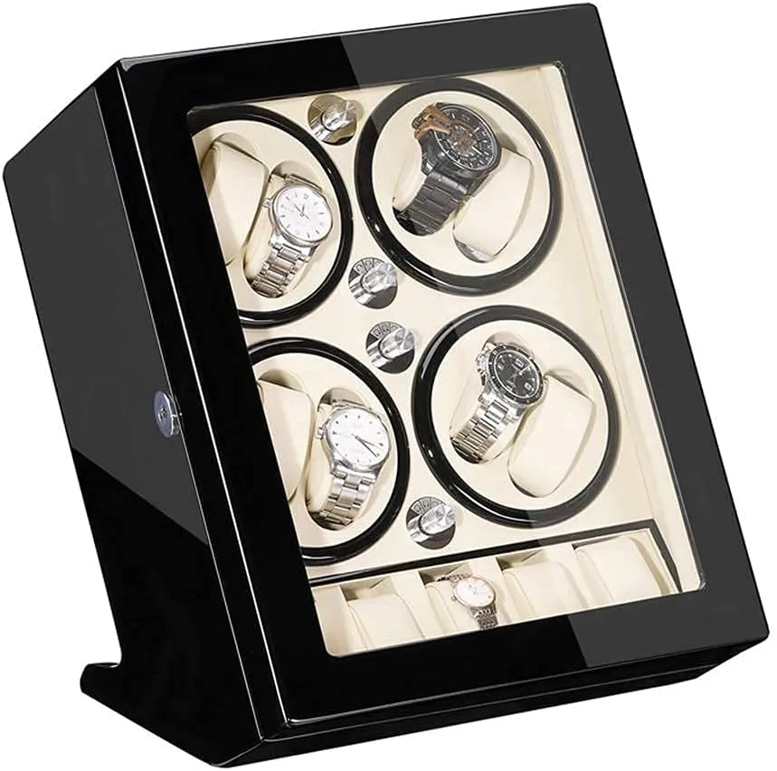 Automatic Watches Watch 8 5 Automatic Watch Winder Case with Quiet Motor 5 Rotation Modes Single Or Double luxurious enforcer Fit Lady and Man 