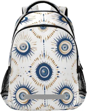 Backpack - Casual Outdoor Sports Daypack with Ergonomic Shoulder Straps#113 assail ignore swindle rub beak Evil Eye Design Waterproof 