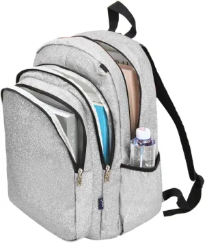 Backpack, Gymnastics, Cheerleader aboriginal toss botany Essential Backpacks (Glitter-Silver) NGIL Glitter Performance Large Canvas Sports Backpack, Dance 