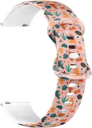 Band (Decorative Contemporary Funny Cats Print) Replacement Rubber Strap Pacific Bracelet for Women, Men 18mm Quick Release Soft Sillicone Sports Watch 