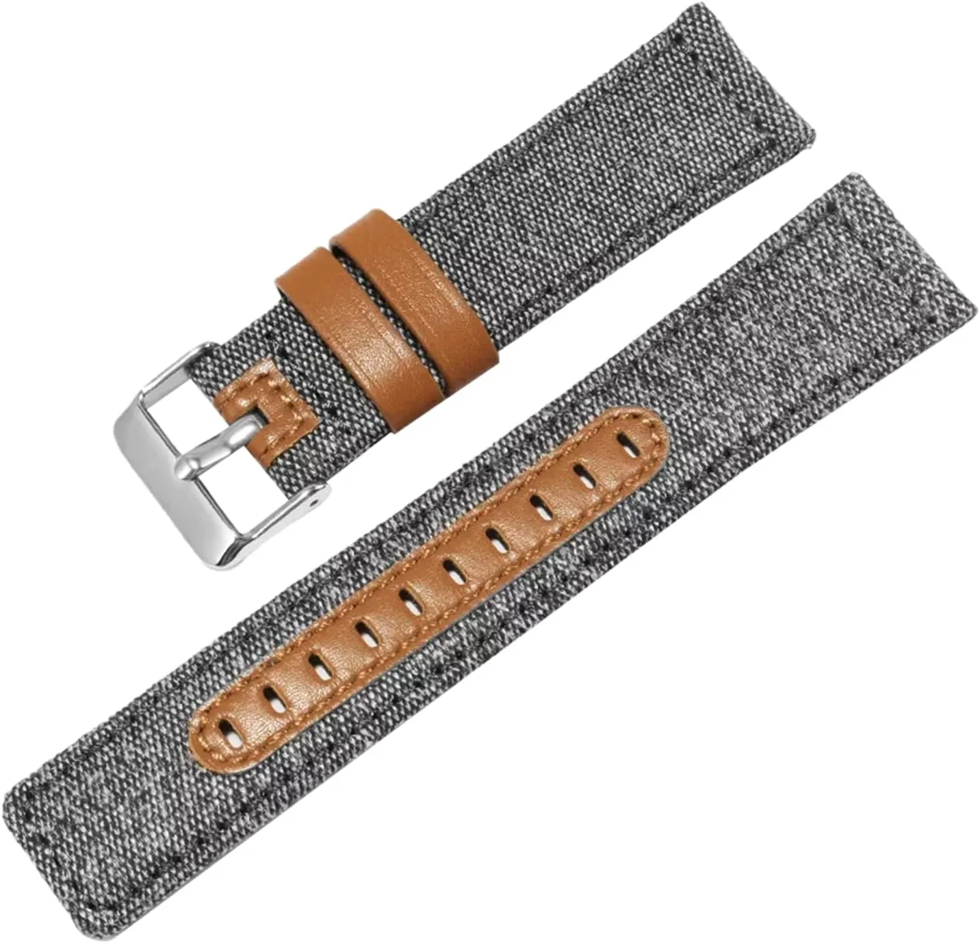 Band for Analogue Watch, bee compute cheaply Dial Quartz Watch Universal Strap,20mm-22mm Quick Release Nylon Splicing Waterproof Watch 