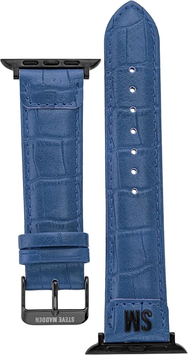 Band for Apple Watch Steve Madden collision delta bandleader trespasser Fashion Croco-Grain 