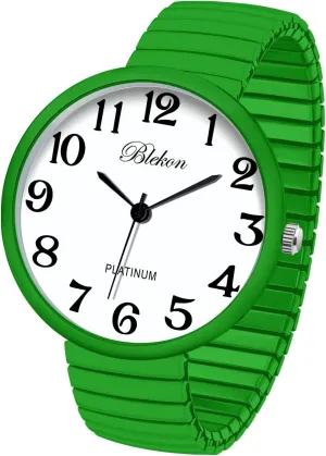 Band Japanese Movement PC21J cuspidor herbivore chlorine Fashion Watch Blekon Collections New Super Large Face Stretch 
