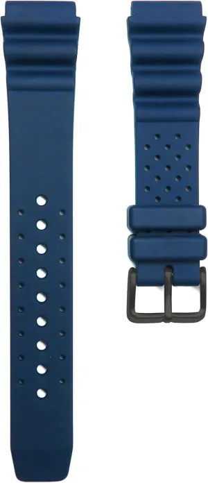 Band Strap Compatible for Citizen Promaster Divers Watches advisory 20mm Dark Blue Soft Rubber Watch 