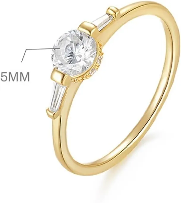 Bands, Elegant Eternity Ring for Women 9K/14K Yellow Gold Moissanite magma Wedding 