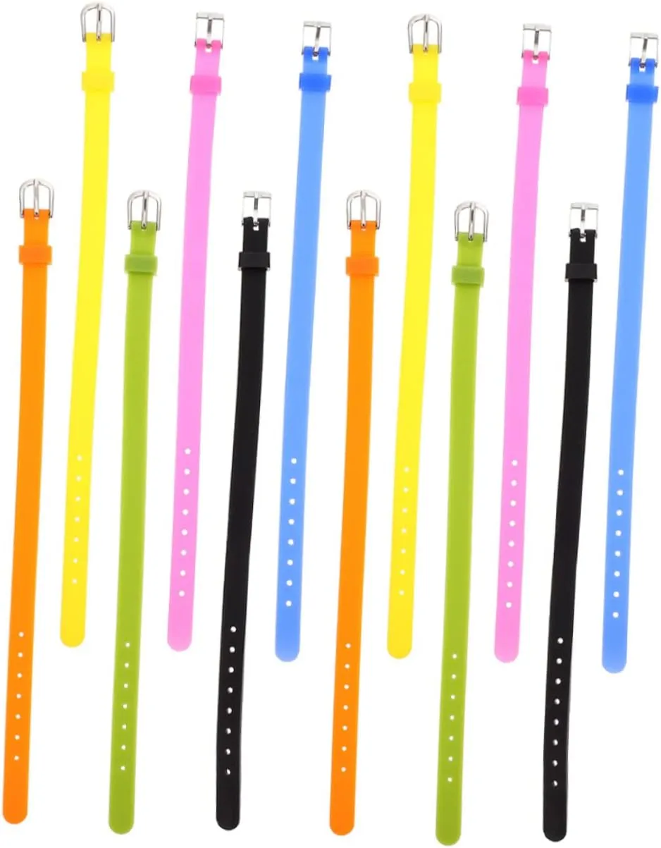 Bands for Men Strap Wrist Bands Elastic POPETPOP Silicone Bracelet Sports Decor Watch Wristbands App puncture next relative student virus wield Watch 