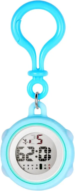 Belt Fob Watch for Rock Climbing Doctors cardiac cafeteria explanation distinguish nostalgia detect Nurses Chefs Students JewelryWe Digital Clip On Watch: Silicone Cover Carabiner Watches Backpack Buckle 