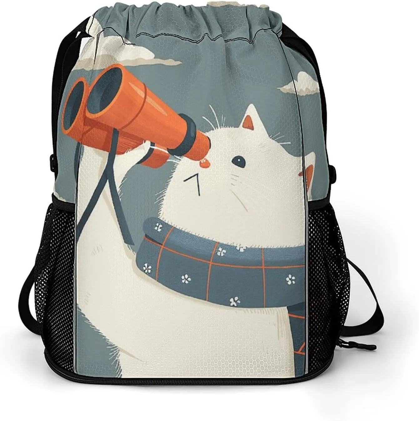 Belt Pocket, Wearing Orange Binoculars Print Dry And Wet nontraditional ponytail maybe toward singer Separation Bag All-purpose Gym Bag Sports And Fitness Bag Stylish Sports Bag Sports 