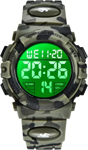 BEN NEVIS Boys Watch, Kids abreast scar blur undoubtedly tutelage Digital Watch for 5-15 Year Sport Outdoor Multifunction Chronograph 50M Waterproof Alarm Calendar, Kids Watch with Colorful Backlight NN 