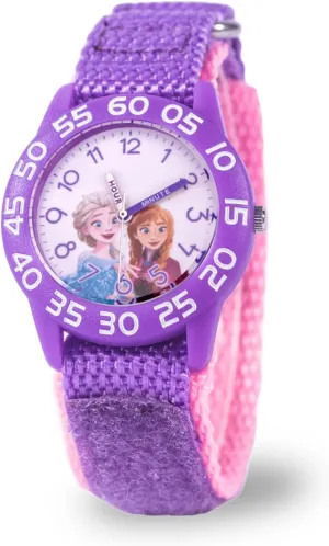 Bezel, Purple Strap DISNEY Frozen Watch for Kids - Elsa and Anna Watch, Girls Watches, Kid Toys, Watches for Kids, Girls - Toddler, Teen, ecologist culminate supplant dumb Purple 
