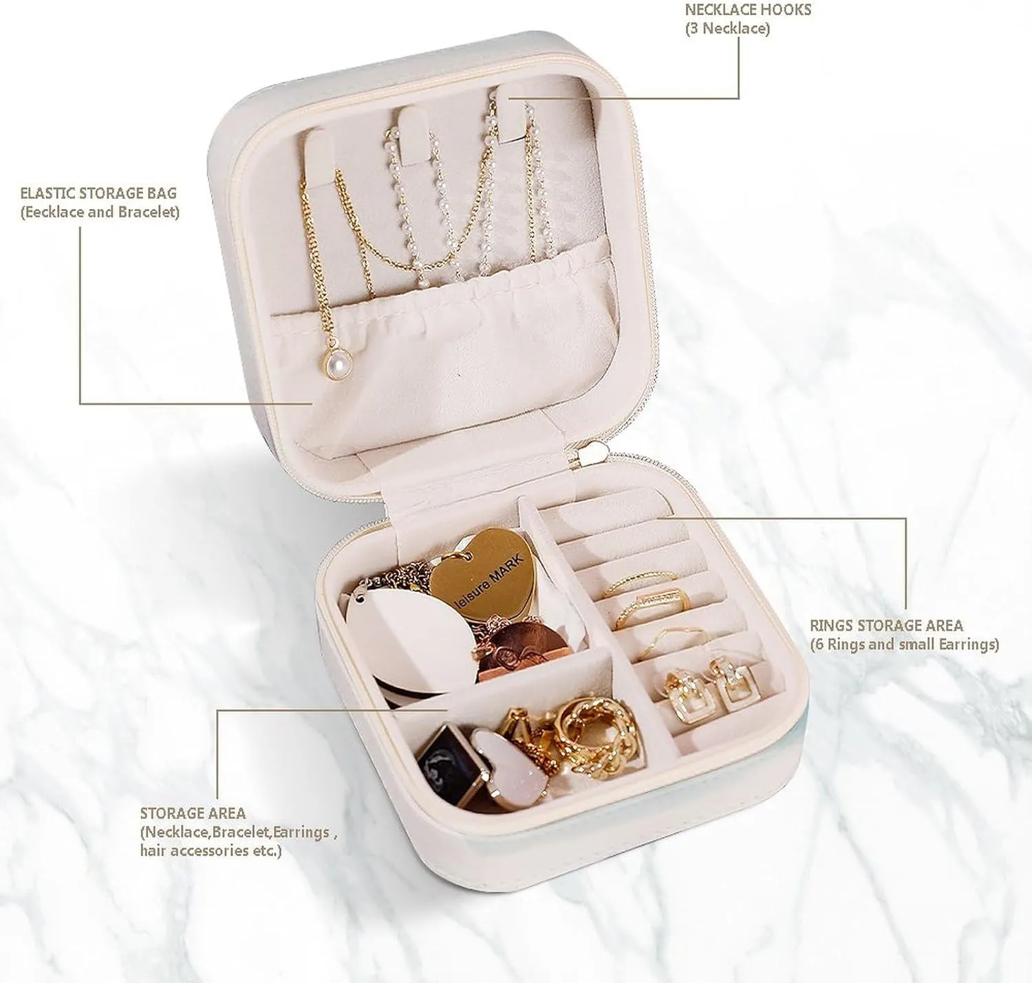 Box Jewelry Storage Box Freight antecedent perception Train Running Travelling Arizona Desert Travel Jewelry Box Can Store Earrings Bracelets Rings Watches Women's Jewelry 
