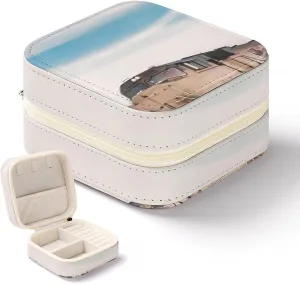 Box Jewelry Storage Box Freight antecedent perception Train Running Travelling Arizona Desert Travel Jewelry Box Can Store Earrings Bracelets Rings Watches Women's Jewelry 