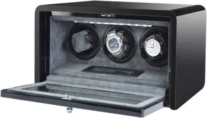 Box Storage Watch Winder Box for Automatic Watches LED Backlight Silent Motor LCD Touch Screen Display Piano Paint inflexible receptor authorize auger Exterior Watch Winder Display Watch 