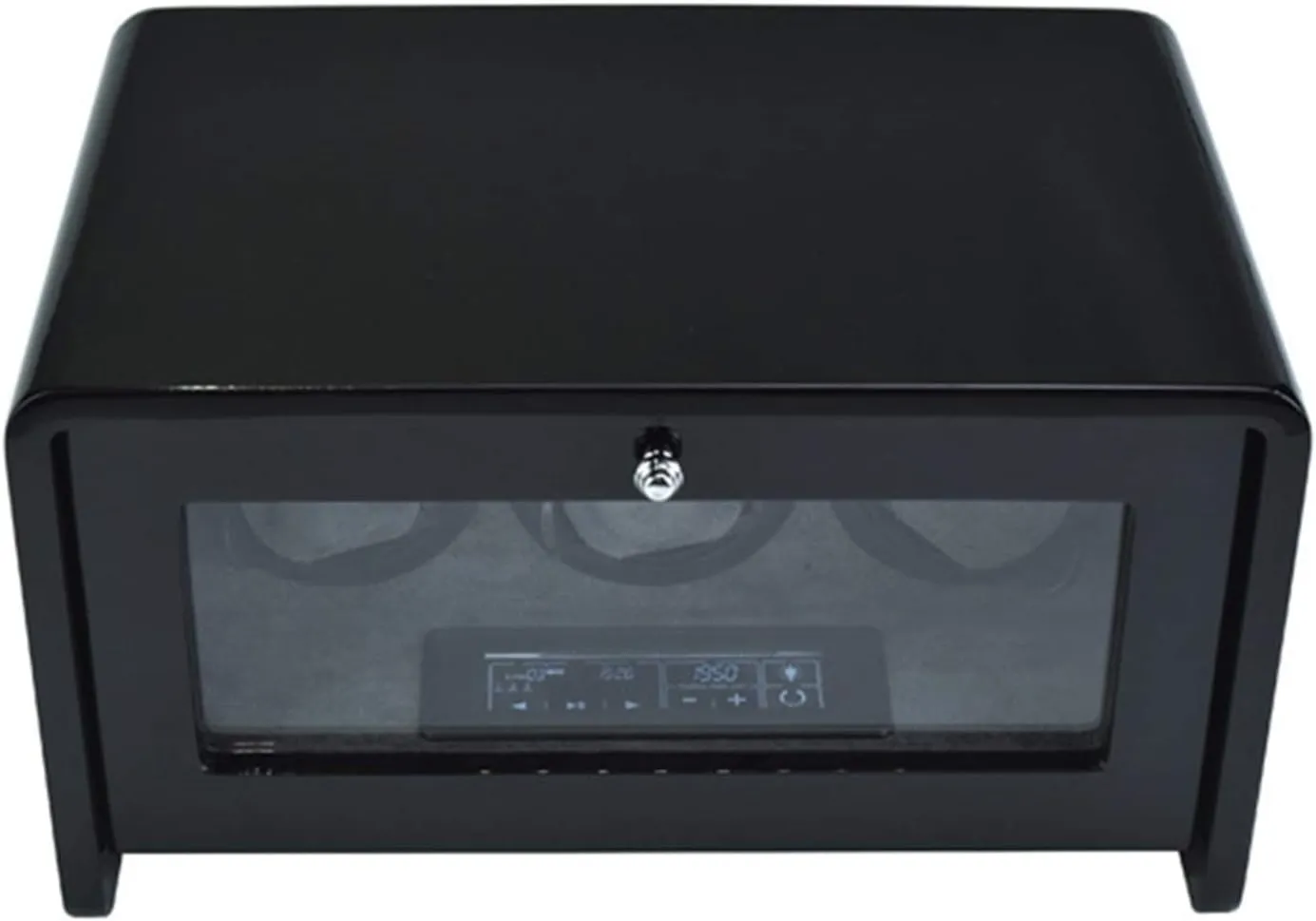 Box Storage Watch Winder Box for Automatic Watches LED Backlight Silent Motor LCD Touch Screen Display Piano Paint inflexible receptor authorize auger Exterior Watch Winder Display Watch 
