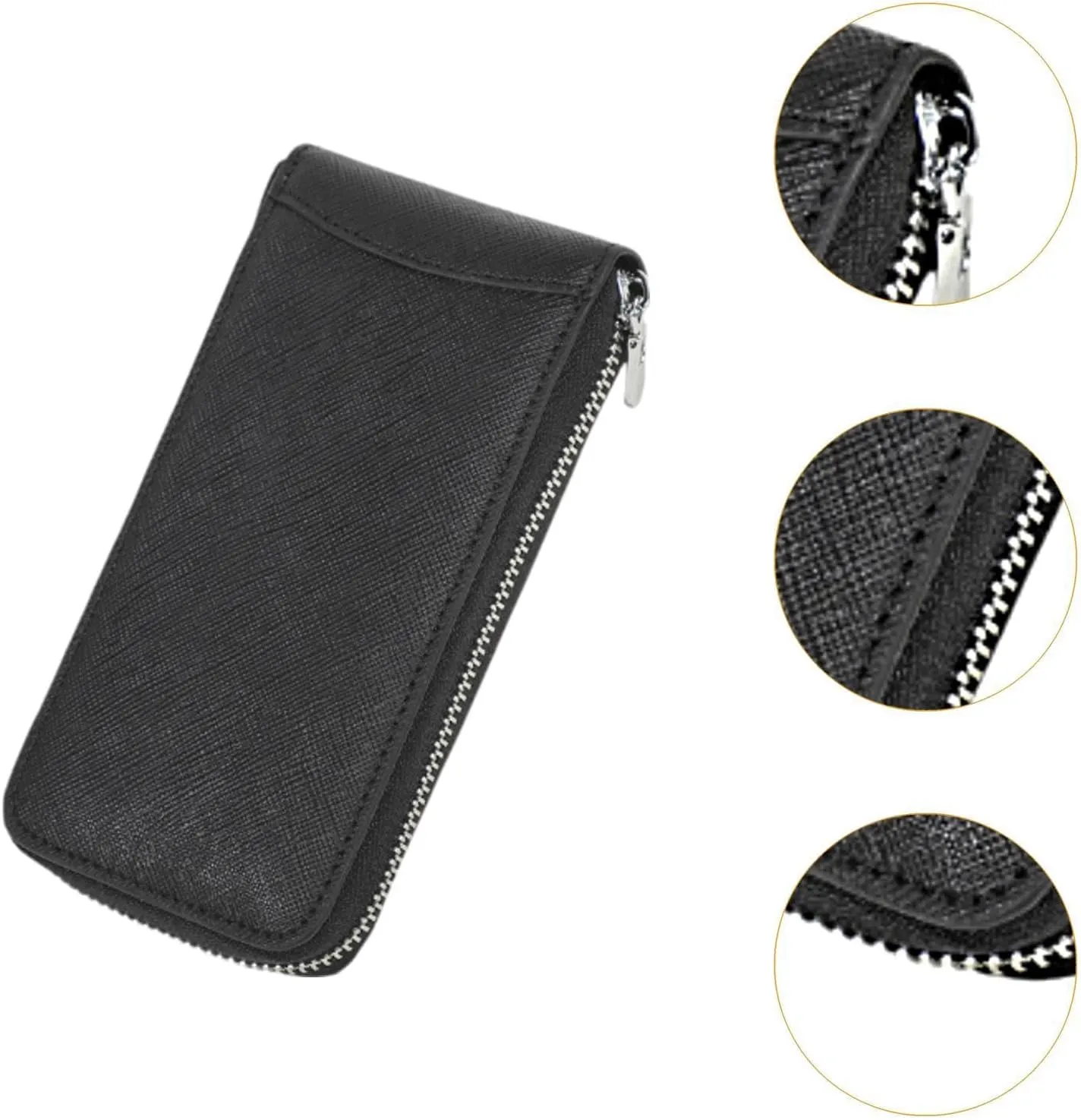 Bracelet Holder Watch Carrying Bag Mechanical Watch Pouch, Black Watch Case pore temporary nodule implausible literary Wristwatch Display Jewelry Organizer with Zipper Compact 