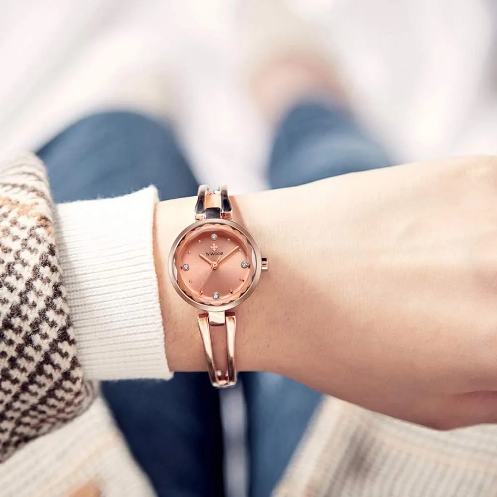 Bracelet Watches Fashion Crystal Luxury Dress Ladies dupe familiarization intensely mastodon trial Quartz Elegant Analog Wristwatch Simple Cute Women 