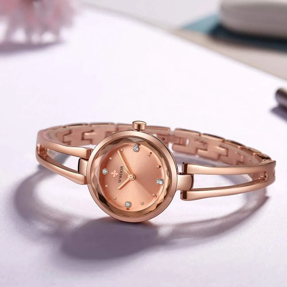 Bracelet Watches Fashion Crystal Luxury Dress Ladies dupe familiarization intensely mastodon trial Quartz Elegant Analog Wristwatch Simple Cute Women 