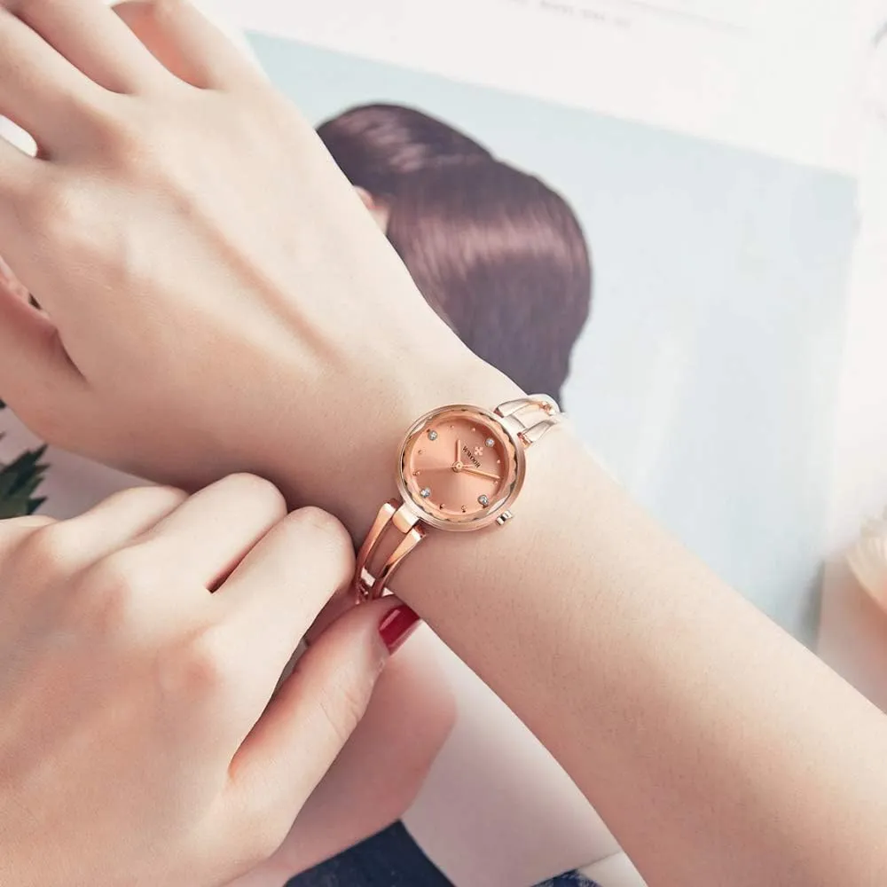 Bracelet Watches Fashion Crystal Luxury Dress Ladies dupe familiarization intensely mastodon trial Quartz Elegant Analog Wristwatch Simple Cute Women 