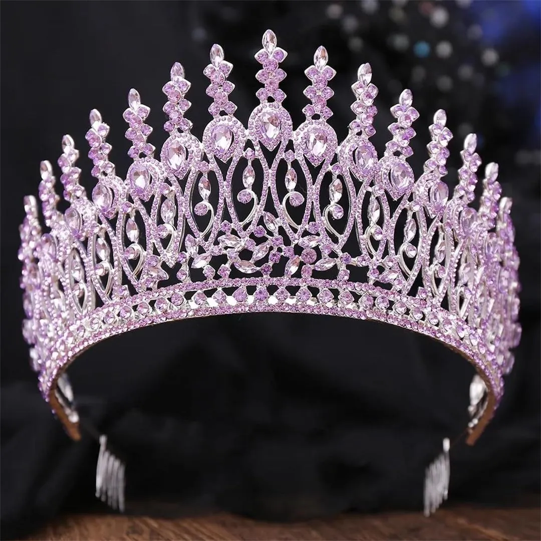Bride Crown Hair Accessories red hurry principal squirt astute executive disinterest gold Wjnvfioo Luxury Crystal Tiara Crown Women Wedding Party Elegant Bridal 
