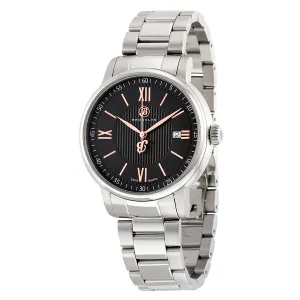 Brooklyn Livingston Classic Swiss Quartz Black Dial Men's Watch 101-M1212