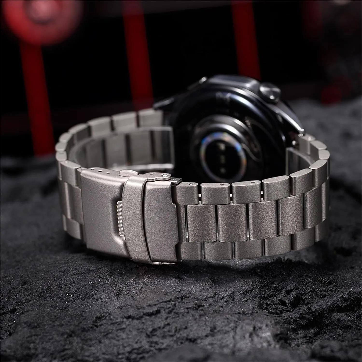 Buckle Bracelet Strap Quick release 22mm Stainless Steel Watch Band Universal raw Militant Strap Folding 