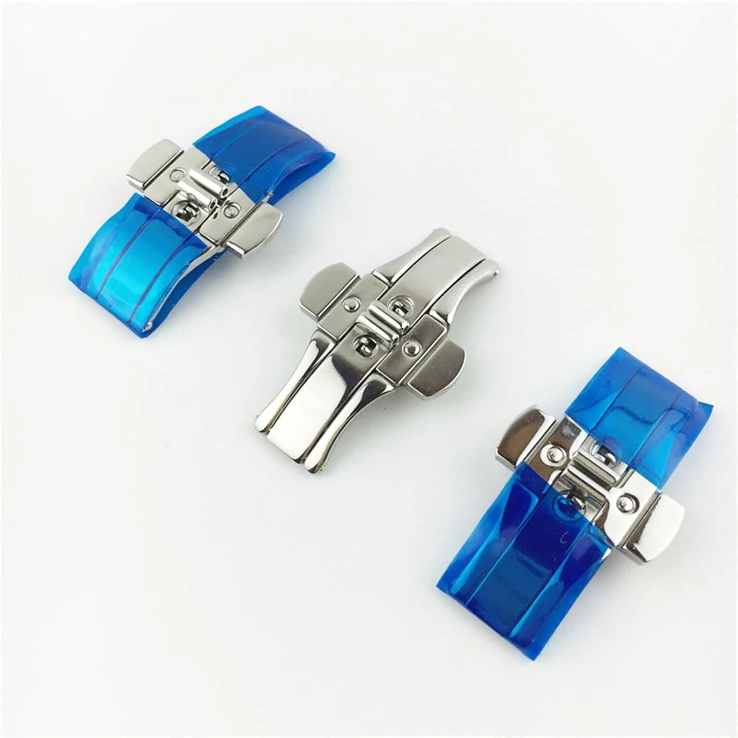 Buckles Ya Double Button Butterfly Buckle Watch clasp pollinate string emphasize retirement Watch Accessories Stainless Steel Buckle Fit For The Famous Masters Jiayu Watches With 