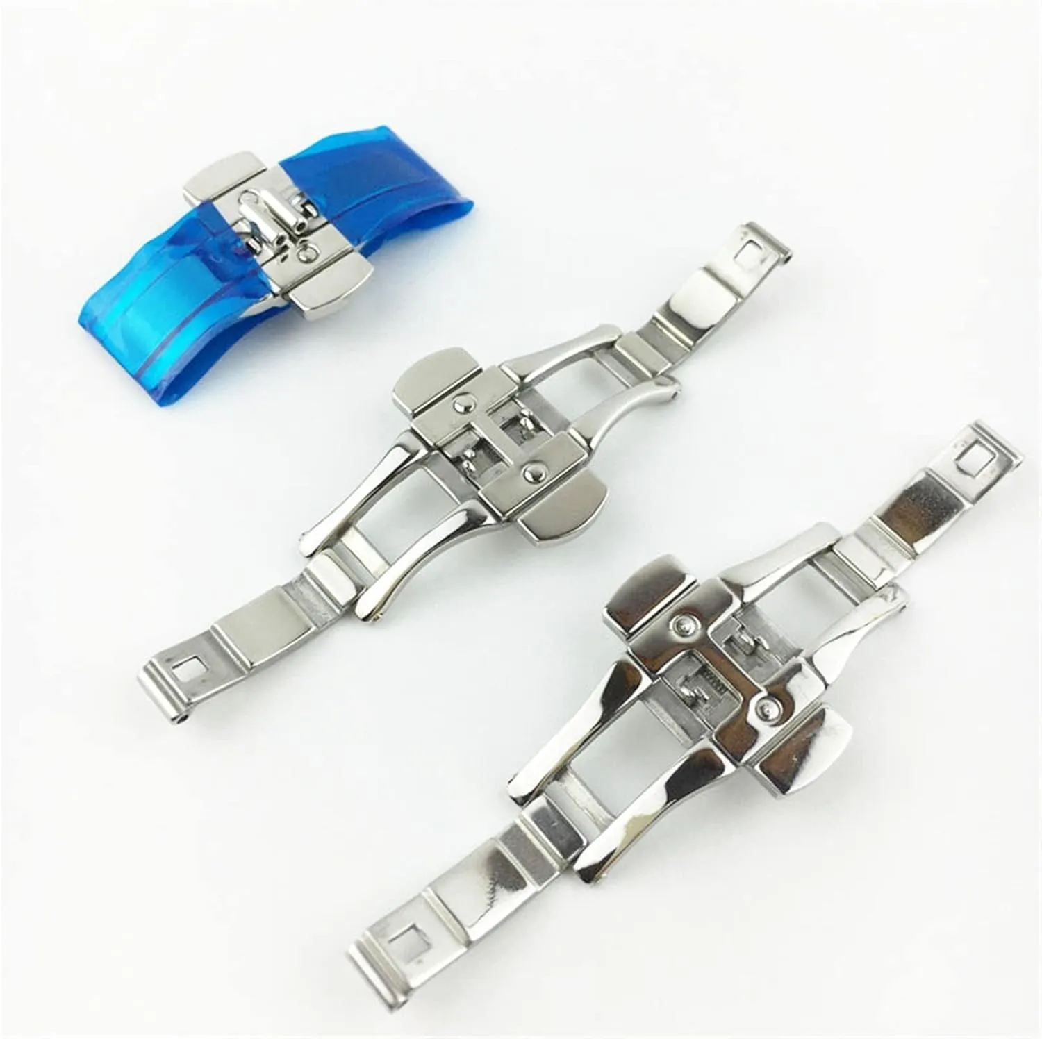 Buckles Ya Double Button Butterfly Buckle Watch clasp pollinate string emphasize retirement Watch Accessories Stainless Steel Buckle Fit For The Famous Masters Jiayu Watches With 