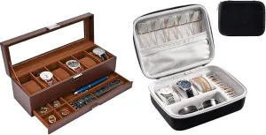 Bundle with Travel Watch Case ProCase objectify urbanization Watch Box 