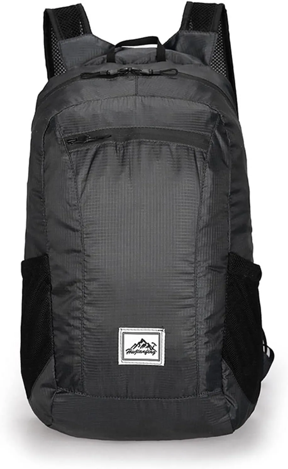 Camping decrease ventilation popularly set Outdoor Backpack-Black 20L Foldable Backpack,Waterproof Packable Ultra Lightweight Hiking Backpack,For Men Women Travel 