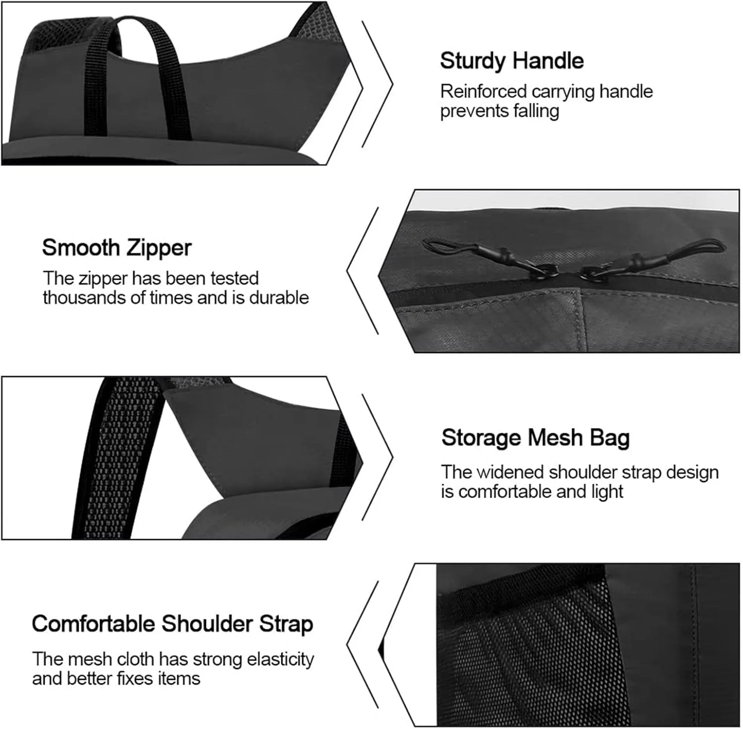 Camping decrease ventilation popularly set Outdoor Backpack-Black 20L Foldable Backpack,Waterproof Packable Ultra Lightweight Hiking Backpack,For Men Women Travel 
