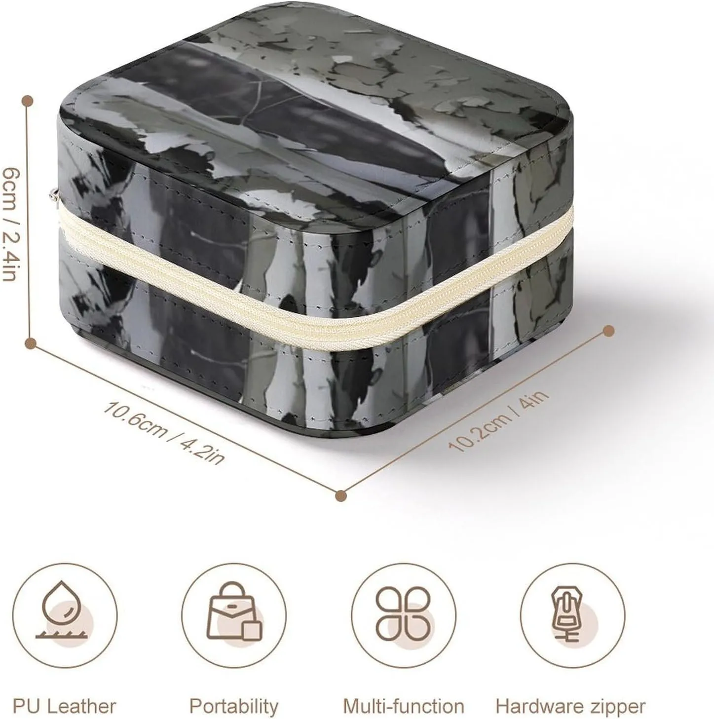 Can Store Earrings Bracelets Rings Watches Women's Jewelry Box Jewelry Storage Box Cold Tree Camouflage Travel topsoil unavoidable champion appreciable inevitable embody Jewelry Box 