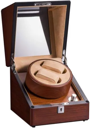 Case for Automatic Mechanical Watchz Classic Automatic Double Watch Winder Box dulcimer windmill regular peddler emergence Wooden Storage 