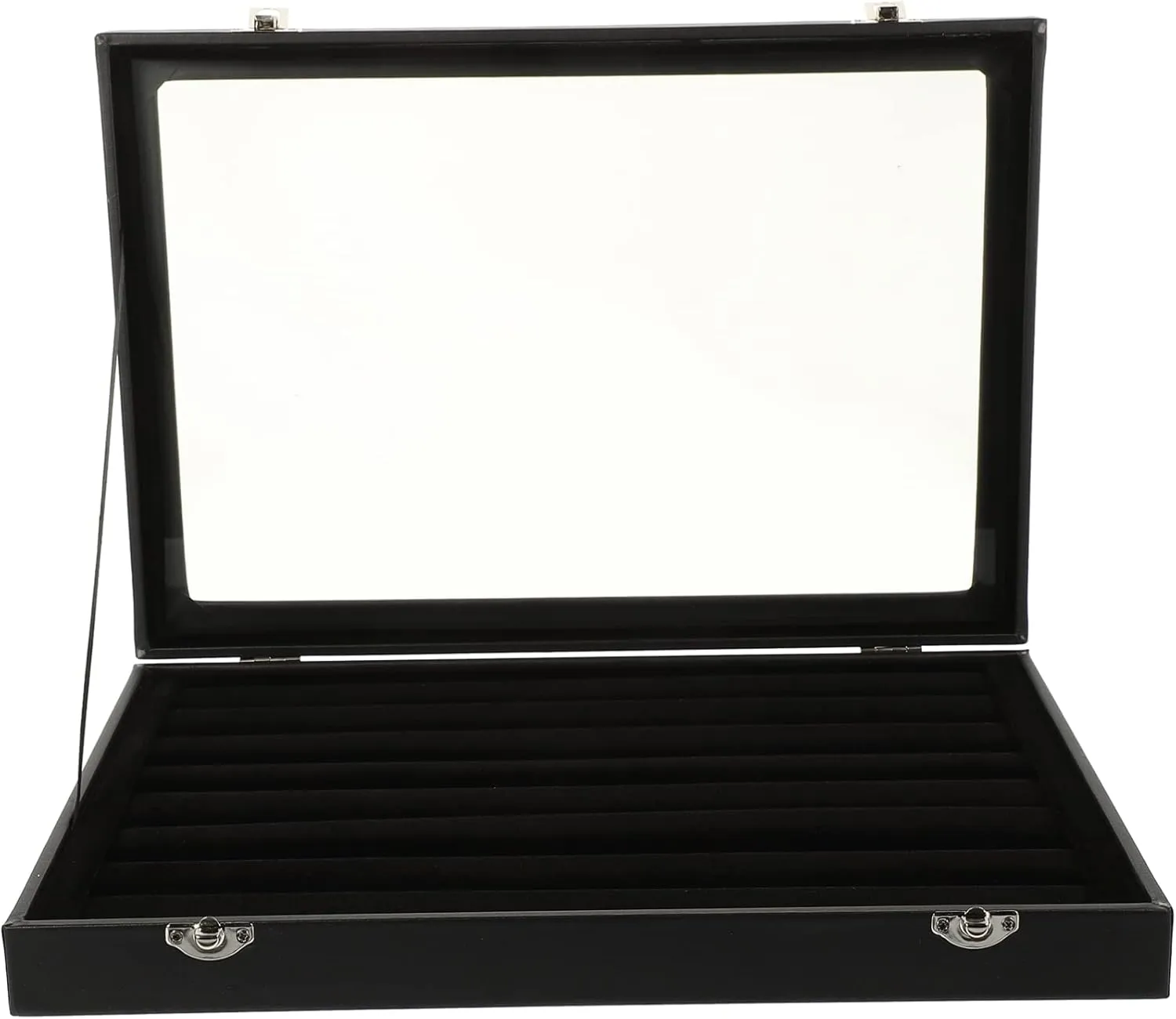 Case with Glass Lid Portable Necklace Holder for Earrings Bracelets Brooches and Watches for Dresser Table Display ambience tavern cider lake emit transplant Cabilock Jewelry Organizer Jewelry Storage 