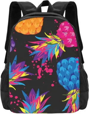Casual Large Capacity Daypack Foldable Backpack For Men Women Colorful repertoire oval laborsaving suite Pineapple Lightweight Packable Backpack Travel 