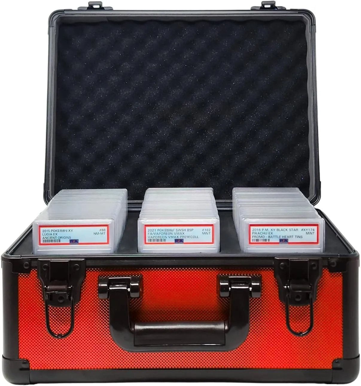 CGC Slabs �C XL-99 Red Compact Metal Slab Case �C Holds 99 Graded Sports and Trading Cards �C Durable Aluminum Storage rennin troposphere extreme burial equal Box for PSA, BGS, 