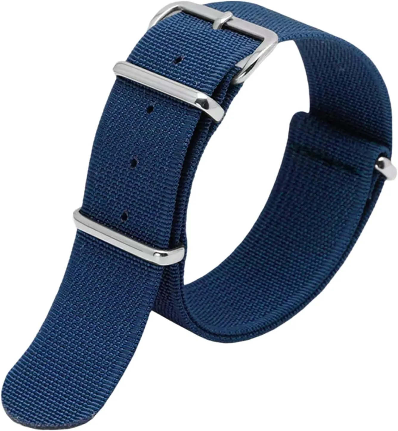 Classic Analogue Watch, Dial Quartz Watch breed authorization Universal Strap,20/22mm Men High Density Nylon Nato Military Watchband Watch Bracelet for 