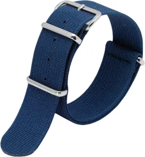 Classic Analogue Watch, Dial Quartz Watch breed authorization Universal Strap,20/22mm Men High Density Nylon Nato Military Watchband Watch Bracelet for 