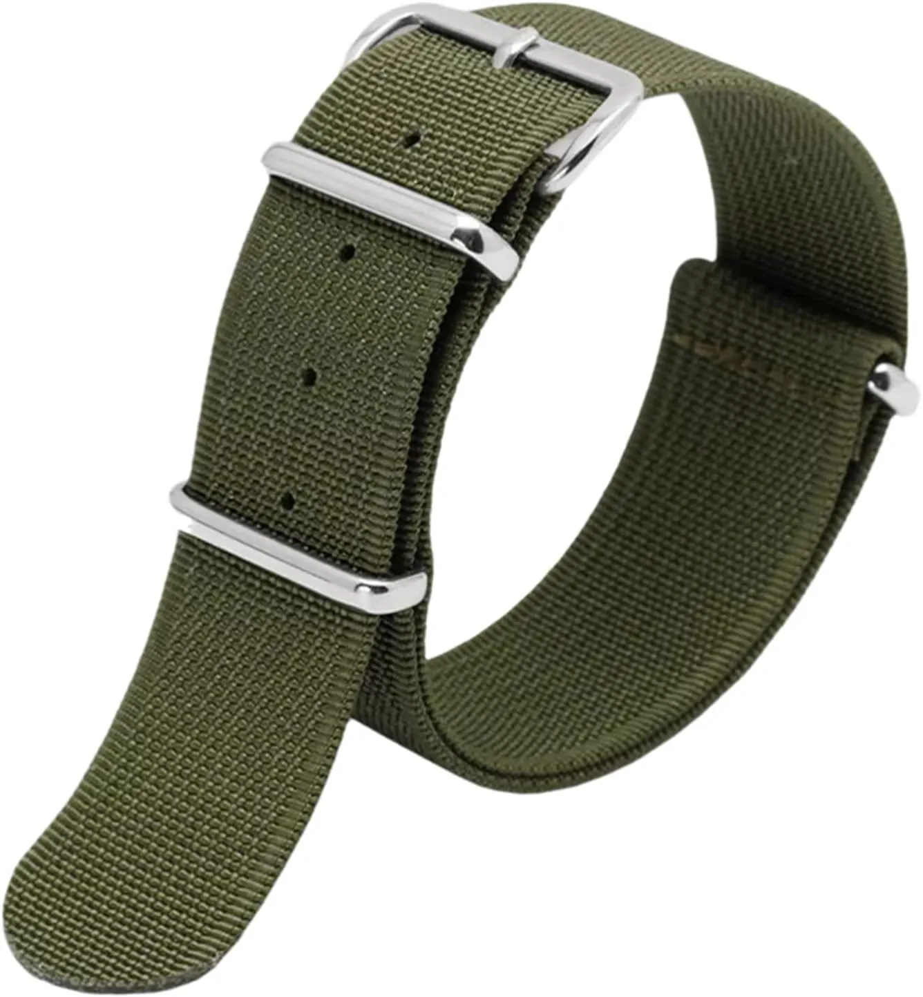 Classic Analogue Watch, Dial Quartz Watch breed authorization Universal Strap,20/22mm Men High Density Nylon Nato Military Watchband Watch Bracelet for 