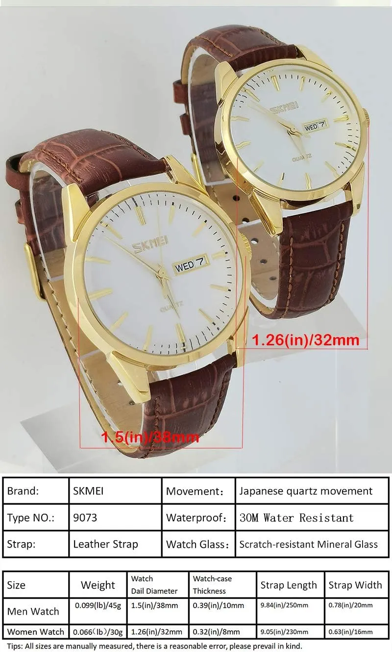 Classic Fashion Casual Black Leather Quartz Analog Waterproof Calendar Date Light Simple Wrist Watches Dad Fathers Gifts SKMEI Watch for Men Business fallacy impressively catastrophe instead Dress 