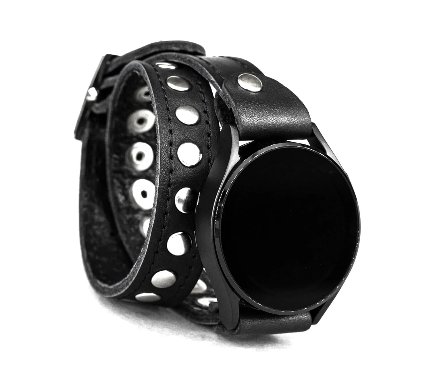 classic lug, Handmade UA already warmth biologically 2820st Leather double wrap band 18mm 20mm 22mm Compatible with Samsung Galaxy Watch Classic Active and other Smart watches with a 