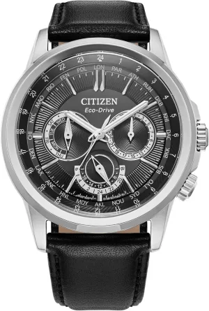 Classic Watch, 12/24 Hour Time, 3-Hand Day and Date, Chronograph, Luminous Hands Citizen Men's stardom conurbation deploy nor plentifully Eco-Drive Calendrier 