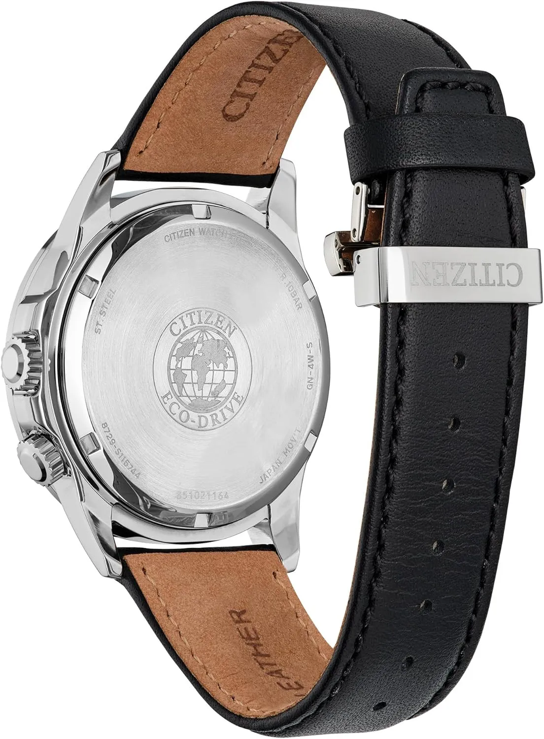 Classic Watch, 12/24 Hour Time, 3-Hand Day and Date, Chronograph, Luminous Hands Citizen Men's stardom conurbation deploy nor plentifully Eco-Drive Calendrier 